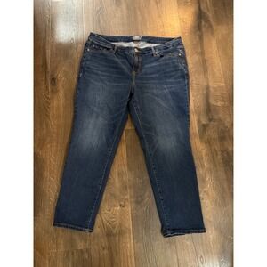 TORRID Boyfriend Straight Jeans Dark Wash Vintage Stretch Size 22 Women